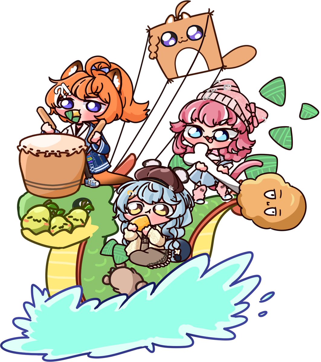 hasu0311's tweet photo. 端午節快樂~!!!

感謝 @tanunuki1014 努努老師接受委託爆肝產出

#Reipaint #yuzumiart #kiraliart https://t.co/2BZ4M7ZnJb