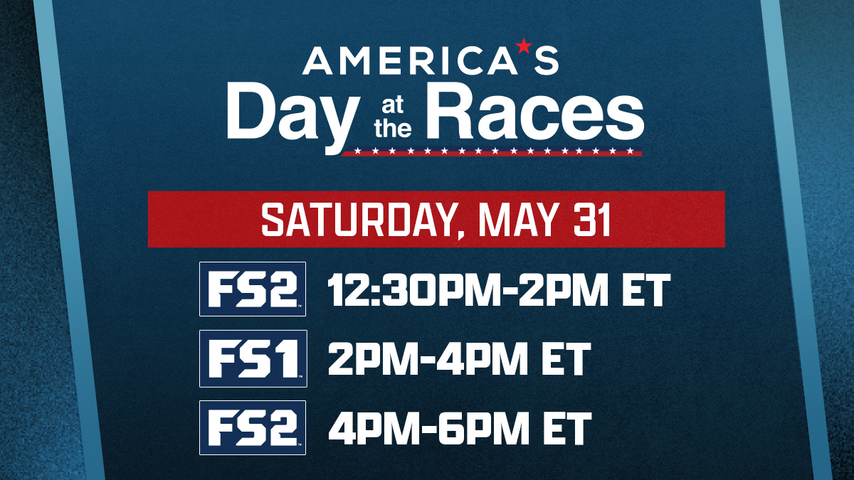 America's Day at the Races starts at 12:30pm on FS2!