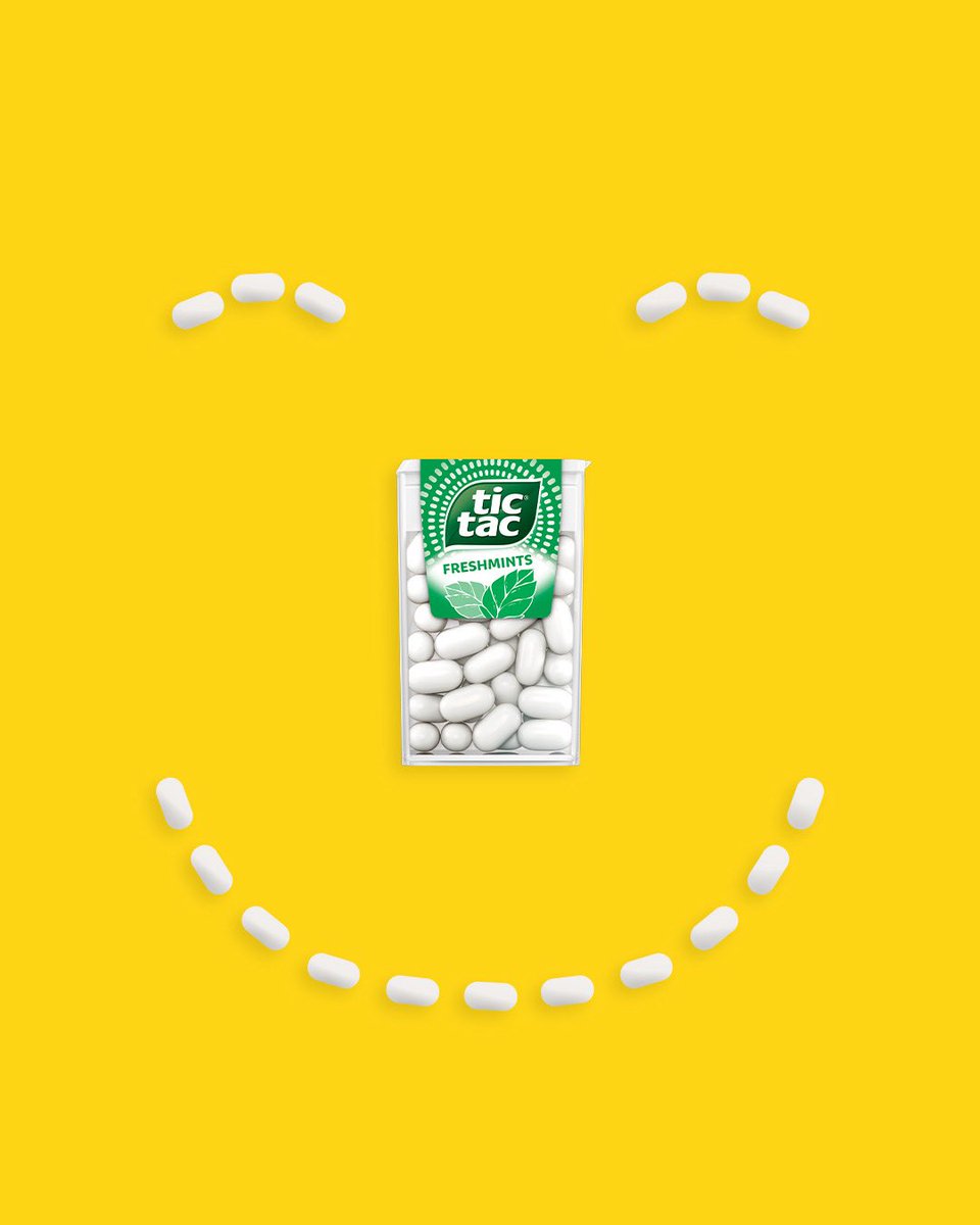 Smiles for days! Drop a 😄 below if Tic Tac makes you smile! ✨ 

#TicTac #TicTacChewy #Smile #NationalSmileDay