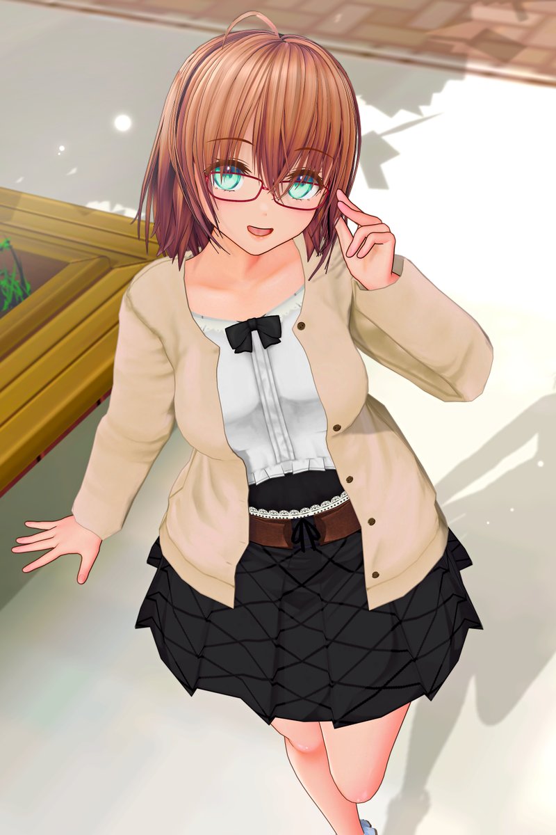 #cm3d版深夜の真剣エディット60分一本勝負
お題「茶髪　上着」
#COM3D2