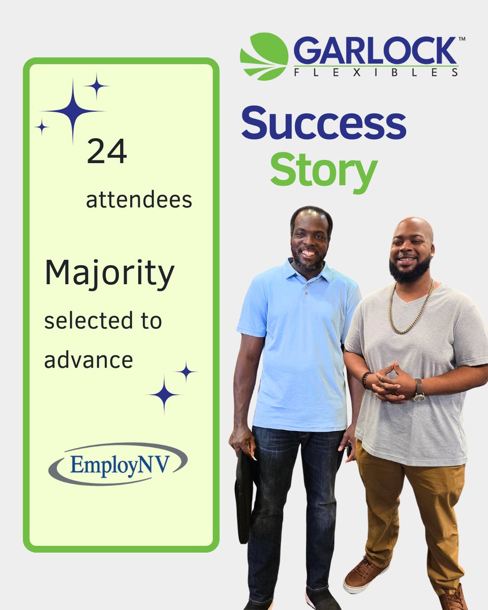 EmployNVNorth's tweet image. What an incredible event with Garlock Flexibles! Thank you for making us your venue of choice. We’re already looking forward to the next one. #ThankYou #HostWithUs #EventGoals

Interested in applying? Go to tinyurl.com/yz4k45s5