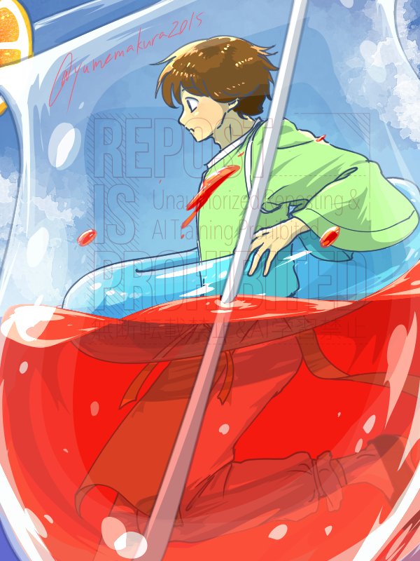 #今月描いた絵を晒そう 
曰和
一枚鬼夕含 