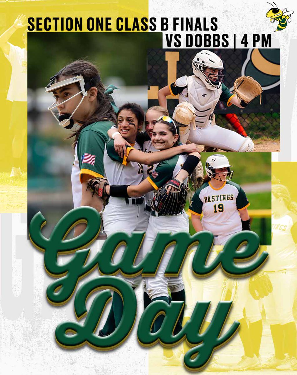 Hastings Athletics (@hohathletics) on Twitter photo 🟢🟡GAMEDAY🟡🟢
As Coach Williams would say - It's a great day to have a great day.
Section One Class B Finals versus a familiar opponent.
4 PM at the HAVERSTRAW SPORTS COMPLEX!!!
<a href="/HastingsBooster/">Hastings Boosters</a> <a href="/HoHSoftball/">Hastings Softball</a> 🟢🟡GAMEDAY🟡🟢
As Coach Williams would say - It's a great day to have a great day.
Section One Class B Finals versus a familiar opponent.
4 PM at the HAVERSTRAW SPORTS COMPLEX!!!
<a href="/HastingsBooster/">Hastings Boosters</a> <a href="/HoHSoftball/">Hastings Softball</a>