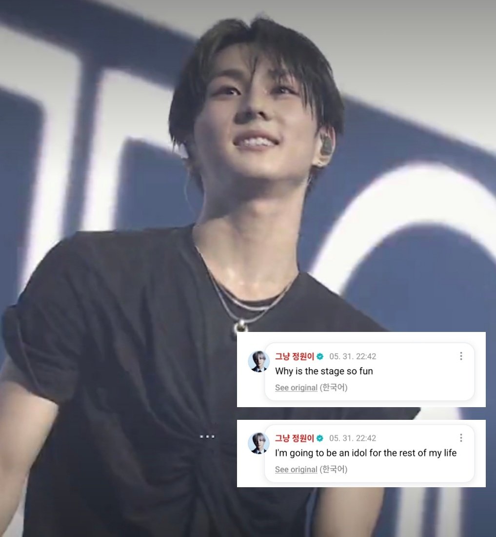jollywonie's tweet photo. He really love his job, I'm crying. I'll makes sure to love and support you for the rest of my life too then 😭 https://t.co/UIeE6tSH4h