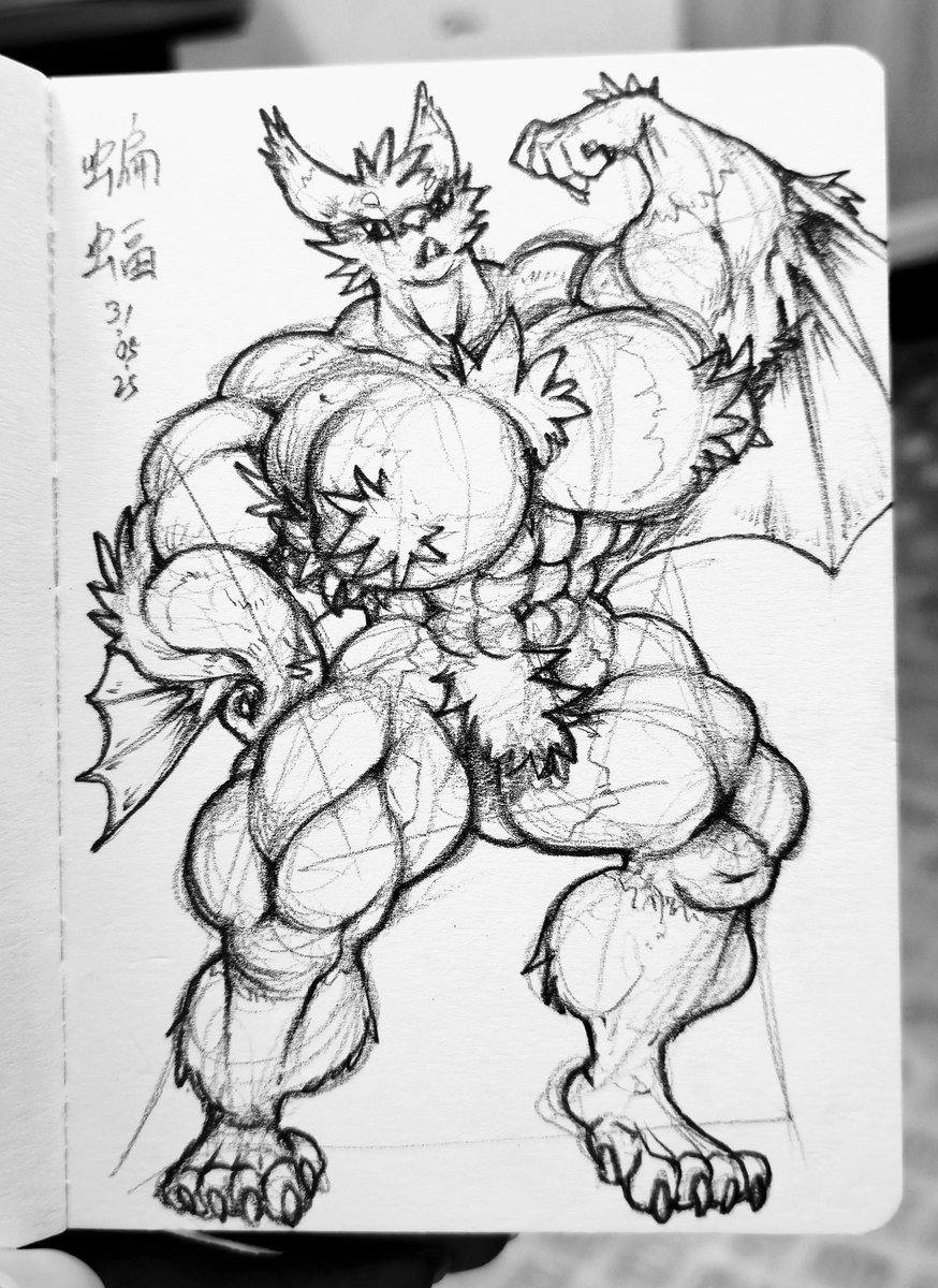 BlackGiantMoon's tweet photo. 狐狸和蝙蝠 https://t.co/6GJ2t3OsUI