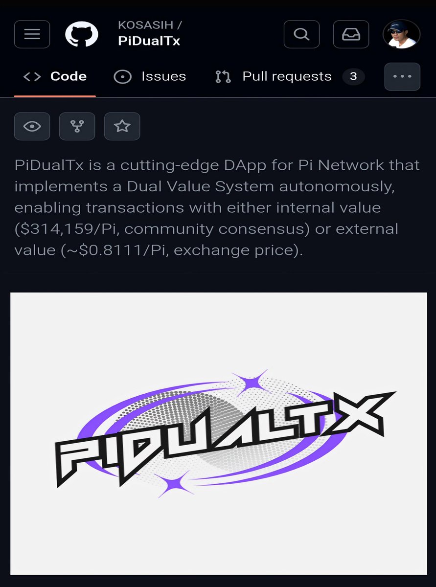 Mr.Kosasih <a href="/Kosasihg88G/">kosasih</a>: "Join us in revolutionizing the way transactions are conducted on the Pi Network with PiDualTx!"

PiDualTx: Is a cutting-edge DApp for Pi Network that implements a Dual Value System autonomously,enabling transactions with either internal value