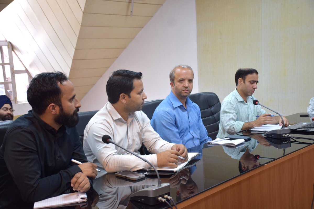 Information & PR, Poonch (@dicpoonch) on Twitter photo Deputy Commissioner Poonch, Sh. Vikas Kundal, today chaired a review meeting to assess the implementation status of Mission Yuva, a government initiative aimed at promoting entrepreneurship.
<a href="/Divcomjammu/">Divisional Commissioner Jammu</a> <a href="/diprjk/">Information & PR, J&K</a>
@jklabemployement <a href="/YuvaJKofficial/">Project YUVA Jammu & Kashmir</a> Deputy Commissioner Poonch, Sh. Vikas Kundal, today chaired a review meeting to assess the implementation status of Mission Yuva, a government initiative aimed at promoting entrepreneurship.
<a href="/Divcomjammu/">Divisional Commissioner Jammu</a> <a href="/diprjk/">Information & PR, J&K</a>
@jklabemployement <a href="/YuvaJKofficial/">Project YUVA Jammu & Kashmir</a>