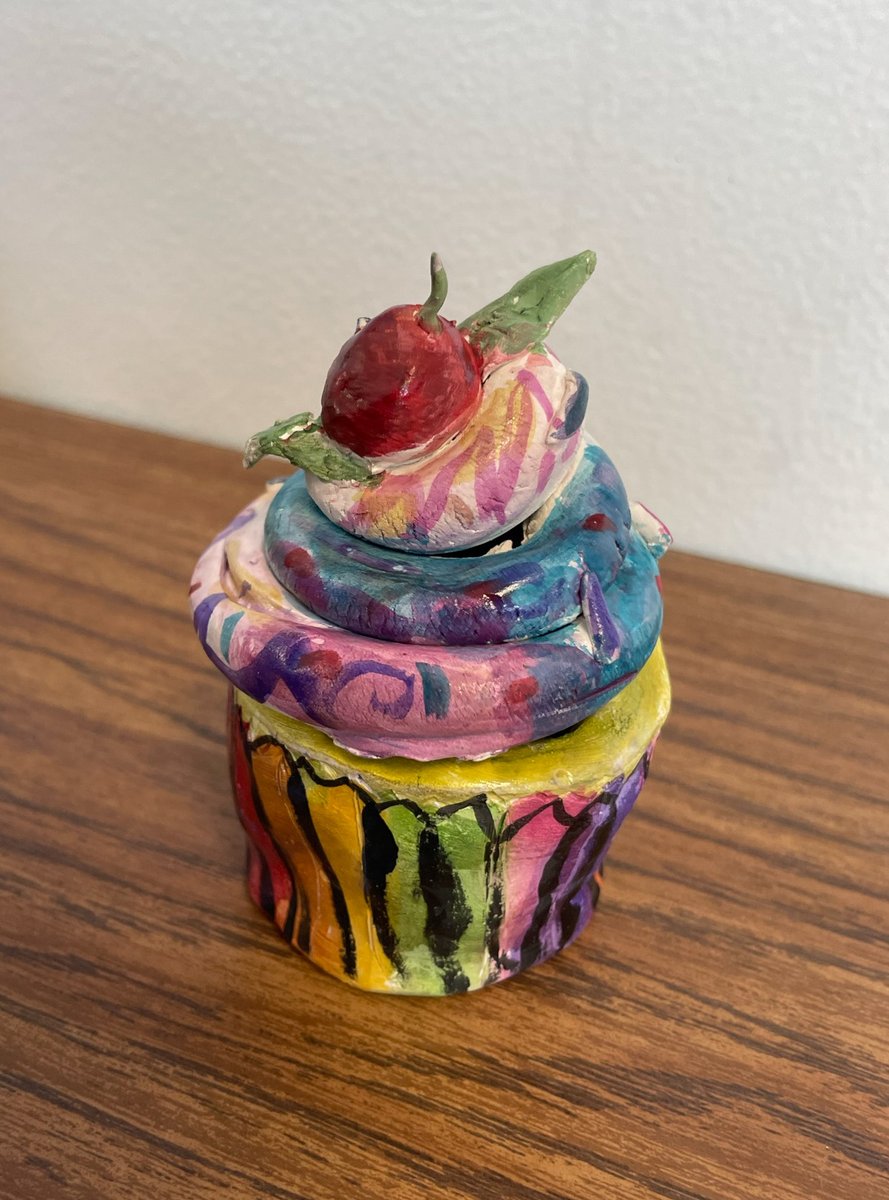 My student named his pinch pot "The Funky Flavor Party" so fun!