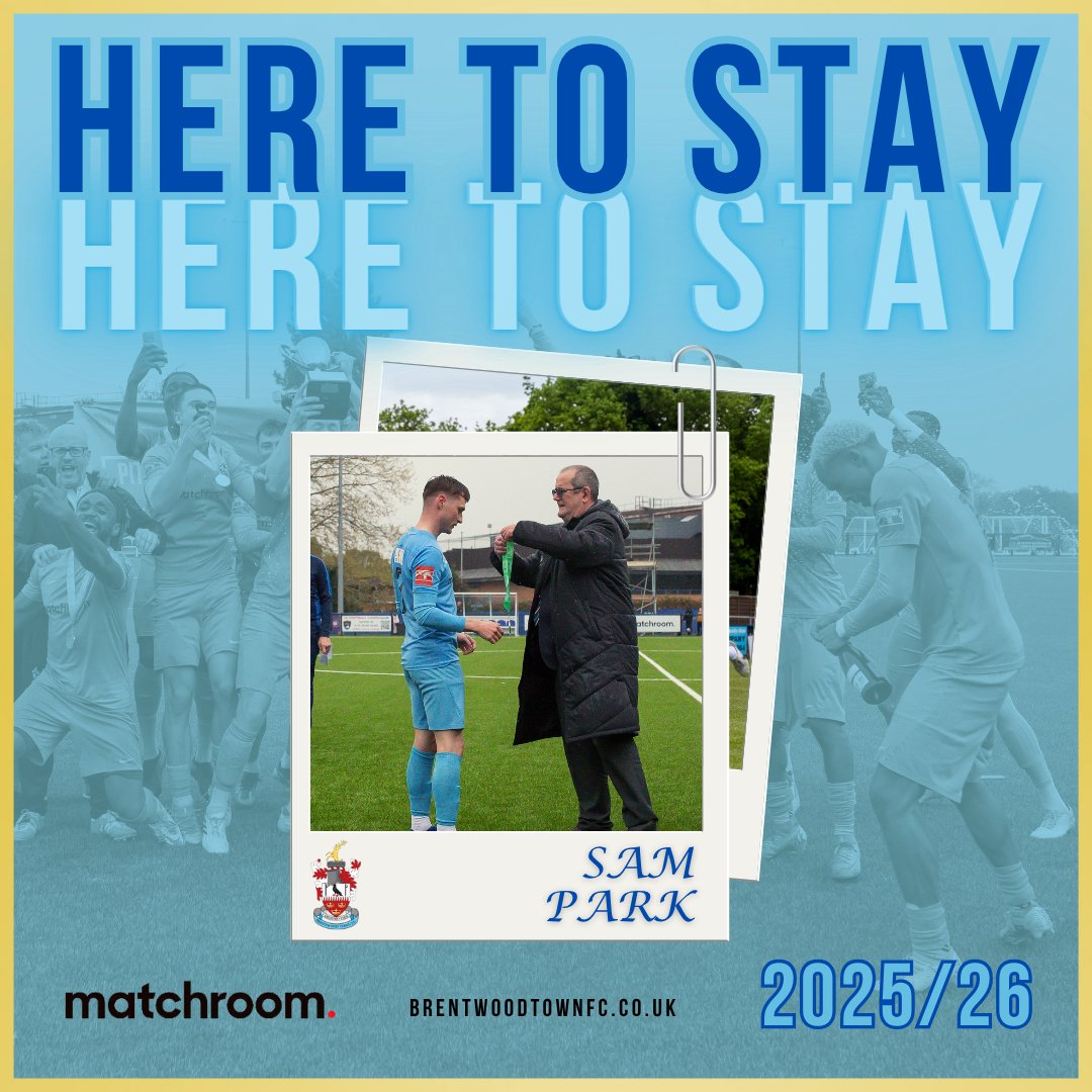BrentwoodTownFC's tweet photo. 🏞️ 𝙋𝙖𝙧𝙠 𝙇𝙞𝙛𝙚...

We're delighted to confirm that midfielder @Samjpark1 has also agreed terms to extend his stay with the Club for the 2025/26 season!

#ArdensFide | #OneBrentwoodTown 🩵🧡 https://t.co/OjSFg9Q9Dn