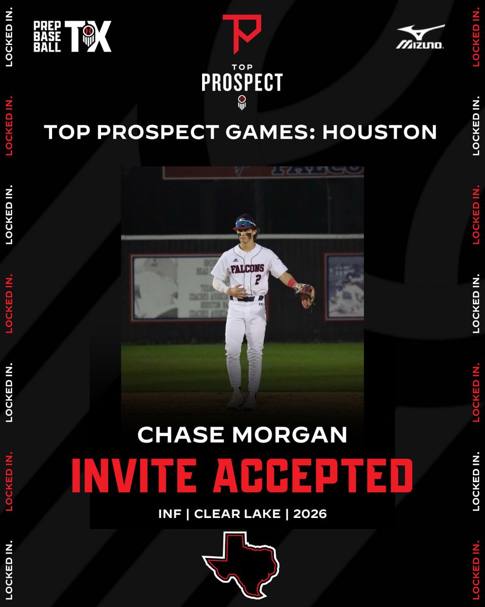 Prep Baseball Texas (@prepbaseball_tx) on Twitter photo #TXTPG25: ππ‘π©ππ§π πππππ£π§ππ ποΈ
β26 Chase Morgan (<a href="/chasemorgan_21/">Chase Morgan</a> | <a href="/CLHS__Baseball/">Clear Lake Baseball</a>) is headed to the ππ¨π© ππ«π¨π¬π©πππ πππ¦ππ¬: Houston at UH on June 25.
This showcase + gameplay event will feature some of the top players in the area.
More infoπ #TXTPG25: ππ‘π©ππ§π πππππ£π§ππ ποΈ
β26 Chase Morgan (<a href="/chasemorgan_21/">Chase Morgan</a> | <a href="/CLHS__Baseball/">Clear Lake Baseball</a>) is headed to the ππ¨π© ππ«π¨π¬π©πππ πππ¦ππ¬: Houston at UH on June 25.
This showcase + gameplay event will feature some of the top players in the area.
More infoπ