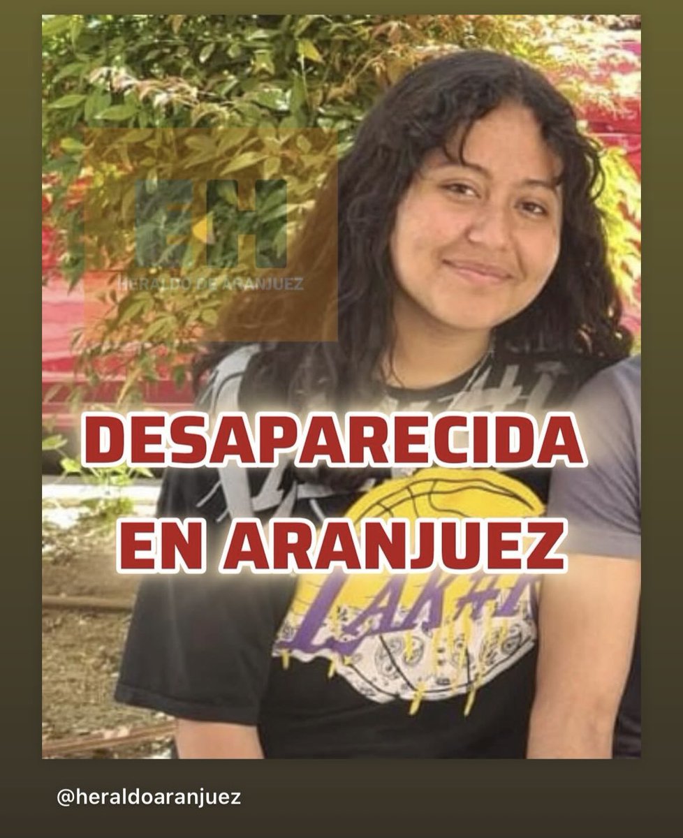 ¡Comparte, por favor! 🔃
SIGUEN DESAPARECIDAS EN ARANJUEZ
 Las dos niñas de la 15 años están desaparecidas desde el jueves por la noche.
Las familias piden la colaboración ciudadana, cualquier información puede ser importante.
631 236 989/ 641 101 487