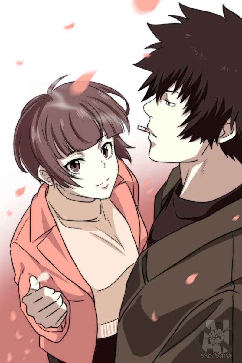 #pp_anime #PSYCHOPASS #ShinyaKogami #AkaneTsunemori #サイコパス #狡噛慎也 #常守朱 #狡朱 #noai