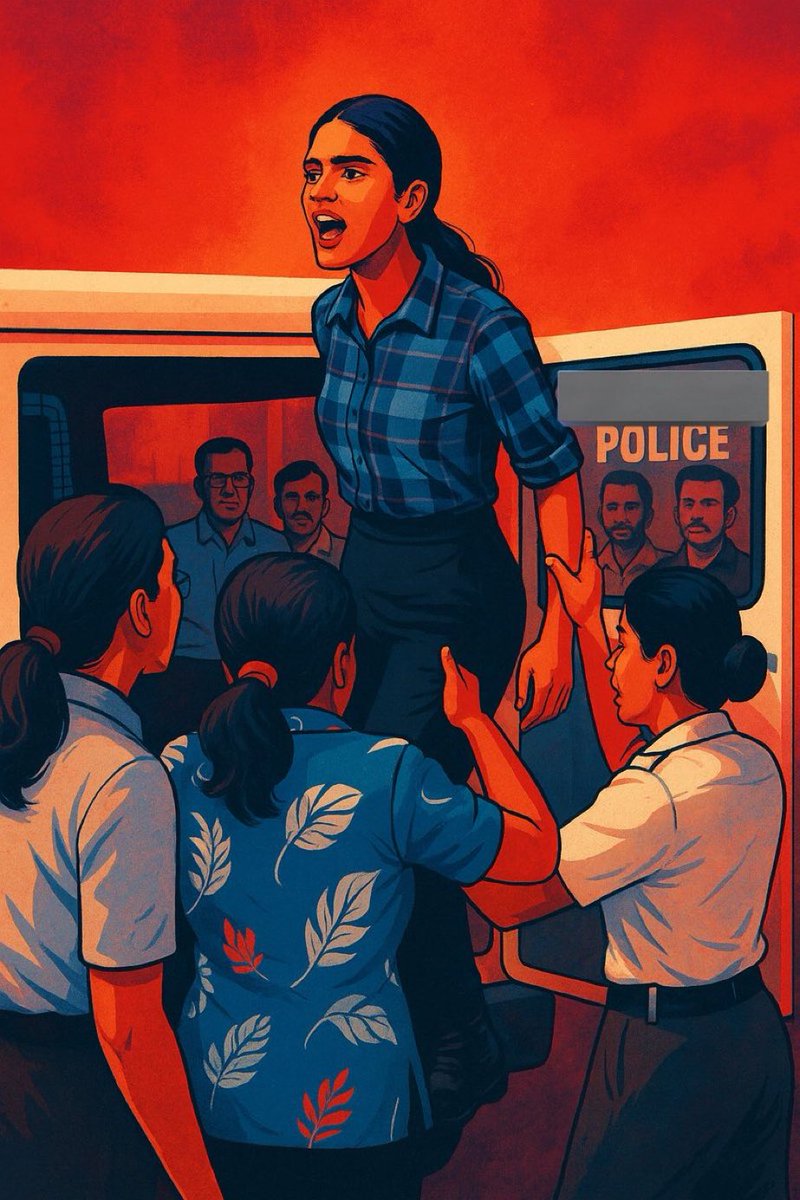 cell333right's tweet photo. @KolkataPolice Real Face of Hindu Resistance🚩

"Raise your voice and stand with @Sharmishta__19 today—or be prepared to lose the right to speak and the strength to stand at all tomorrow."

Shame on @KolkataPolice

 #ममता_बनर्जी_कायर_है
#ReleaseSharmistha https://t.co/628JLS0V1X