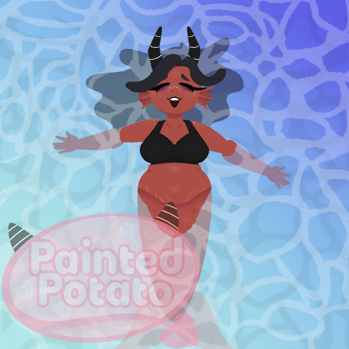 APaintedPotato's tweet photo. #mermay Day 31: Serenity! I DID IT IM FREE!!!!🎉🎉
#mermay2025 #mermayserenity #mermayserenity2025 #mermay2025serenity #mermaid #mermaidoc #oc #procreateart #myart https://t.co/EmPIjWmhFc