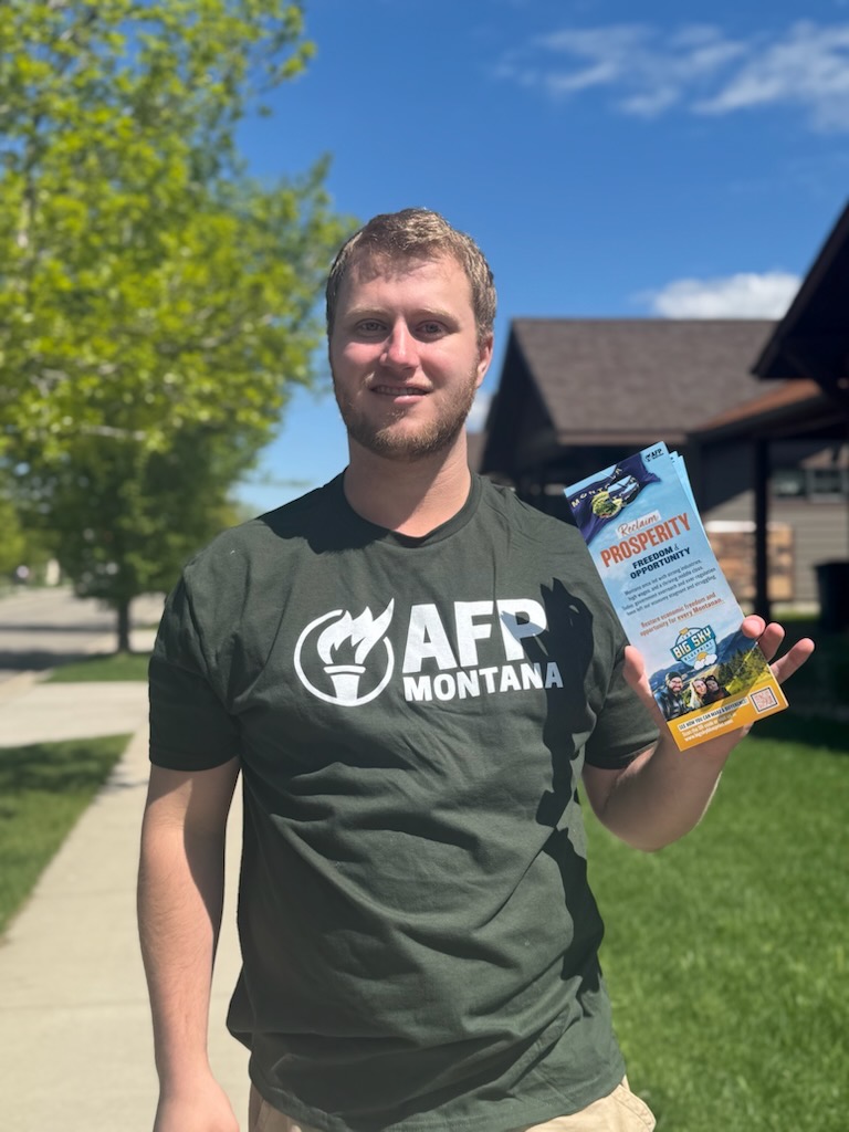 💥 Boots on the ground in Bozeman!
Our amazing volunteers are out knocking doors, talking with neighbors about how the Tax Cuts and Jobs Act can secure a stronger future.
🏠 Every knock moves us closer to a freer, fairer economy.
📸 Catch some highlights 👇
#MTpol #MTnews