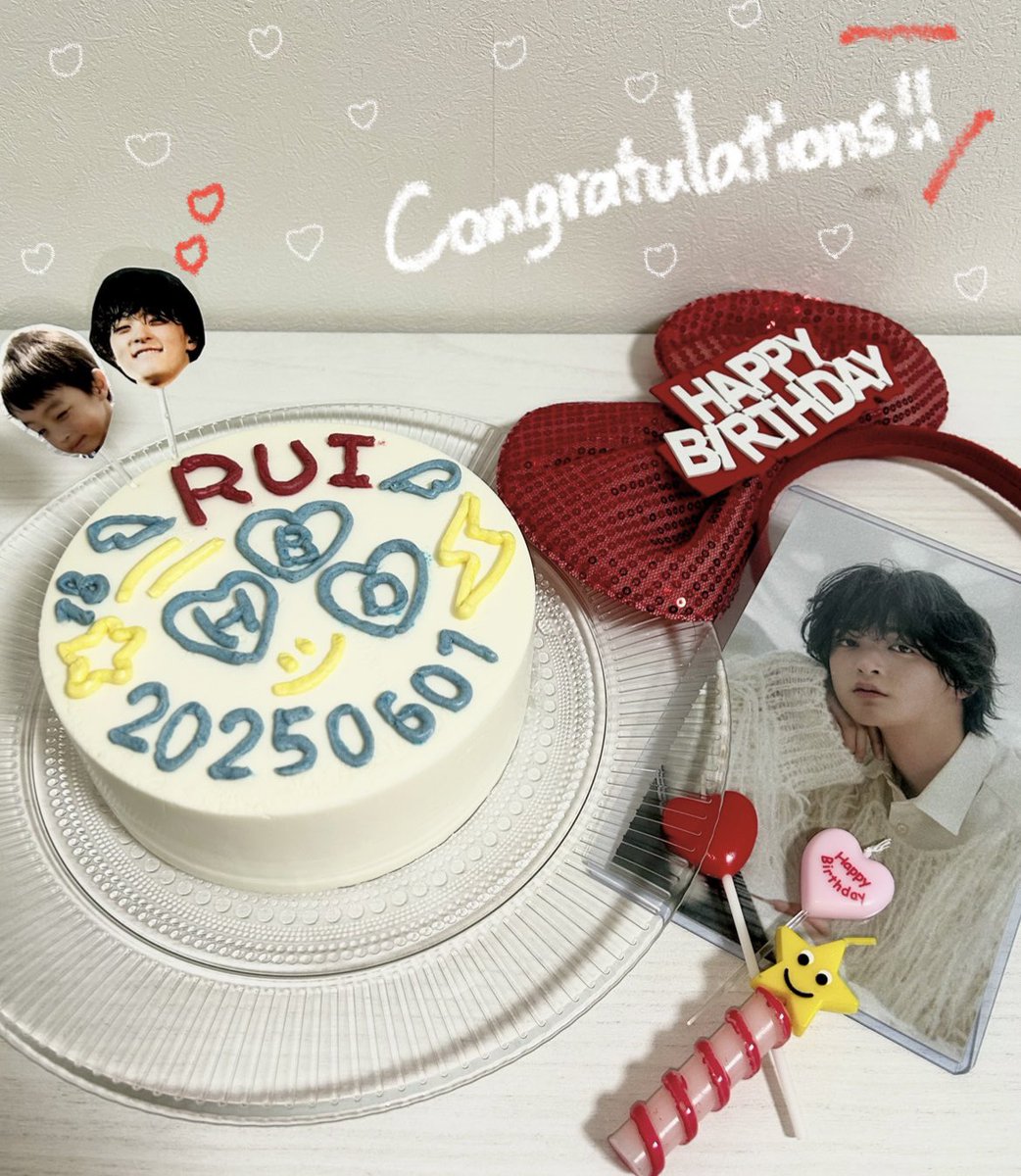 tomomin_bmsg's tweet image. ❤️🎂大好きなルイのお祝い🎂❤️

#BMSG_RUI_18thBD
#HappyRUIDay2025