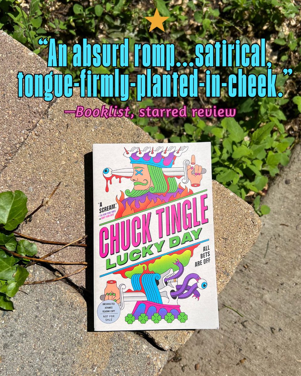 Nightfire Books (@tornightfire) on Twitter photo "Even if 'nothing matters', readers know not to fear because love always wins when Tingle is in charge." —<a href="/ALA_Booklist/">ALA_Booklist</a>, starred review for Lucky Day by <a href="/ChuckTingle/">Chuck Tingle</a>⭐️
Pre-Order your copy today!
torpublishinggroup.com/lucky-day/?isb… "Even if 'nothing matters', readers know not to fear because love always wins when Tingle is in charge." —<a href="/ALA_Booklist/">ALA_Booklist</a>, starred review for Lucky Day by <a href="/ChuckTingle/">Chuck Tingle</a>⭐️
Pre-Order your copy today!
torpublishinggroup.com/lucky-day/?isb…