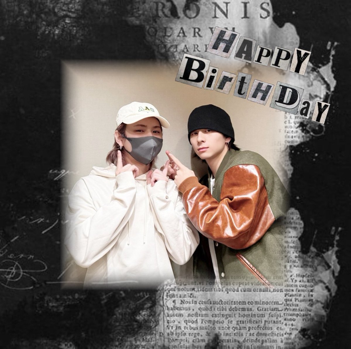 MATSUDAJIN_FD's tweet photo. ·. ⟡ 🖤🥂𝐇𝐚𝐩𝐩𝐲𝐁𝐢𝐫𝐭𝐡𝐝𝐚𝐲🥂🖤⟡.·

✧———✧ ——— ✧ ———✧———✧ ——— ✧ ———✧

#西洸人 くんお誕生日おめでとうございます!!
いつも迅くんを優しく見守ってくれる西くん
素敵な1年になりますように💫

✧———✧ ——— ✧ ———✧———✧ ——— ✧ ———✧

#西洸人_28thもFOREVERKIDS
#HAPPYHIROTODAY https://t.co/uoGfM5ExSQ