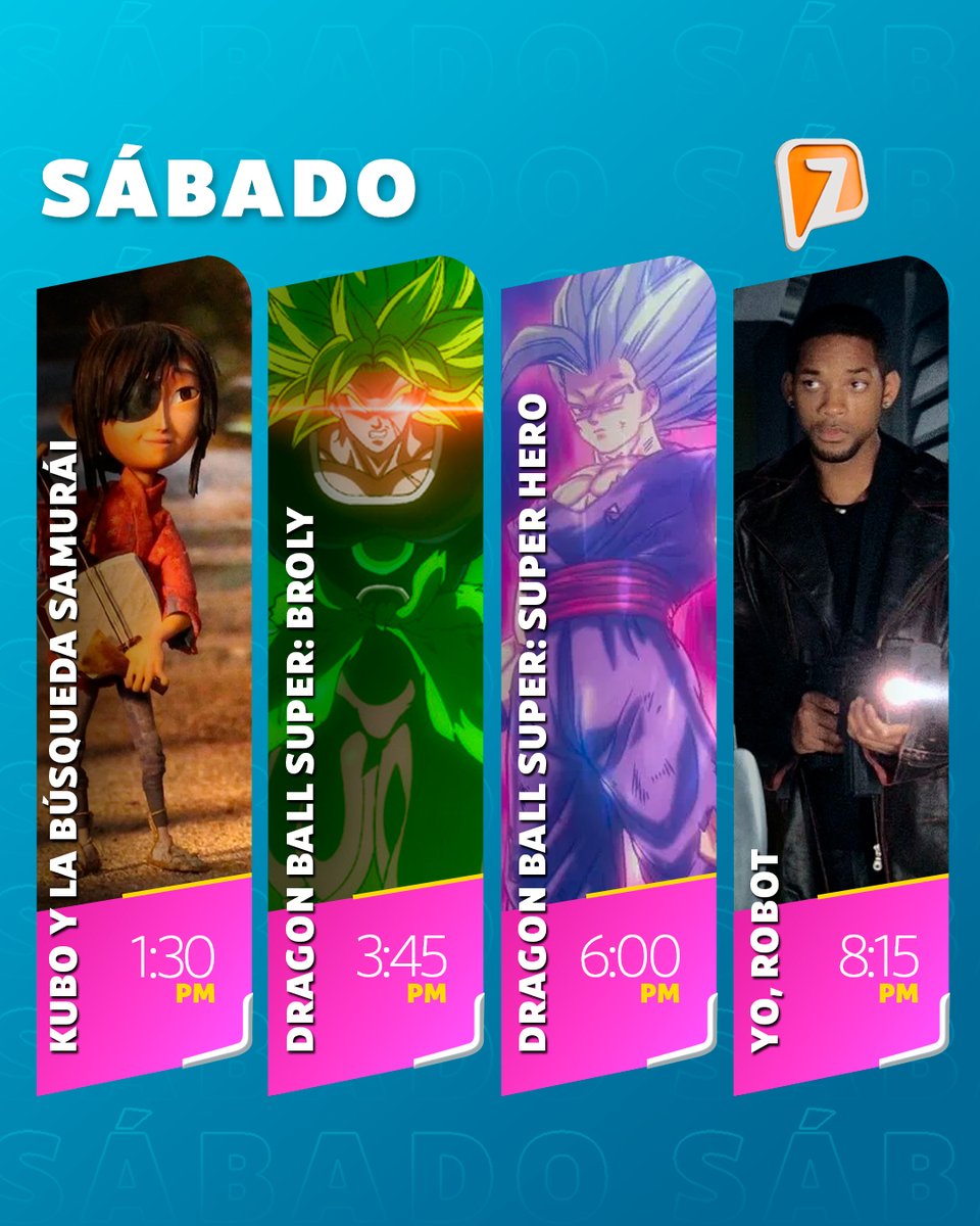 AztecaSiete's tweet image. ¡Guerreros! Este sábado, la leyenda #DragonBallSuper se hará presente en el canal correcto. 🐲🔵💥

Activa el #ModoRobot a partir de la 1:30 p.m. y disfruta de una tarde llena épicas batallas y nobles guerreros, solo aquí en Azteca 7. 🤖📺😎