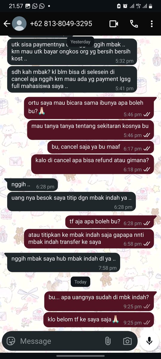 dqtect's tweet photo. halo aku nemu akun kamu, izin up buat warning kalian semua
PENIPU KOS! HATI-HATI SEMUA aku udh dp dan sampe sekarang belom balik
https://t.co/ezgDSRffjH (alamat yang dikirim)
7295650197 no rek BSI a.n aries adji wijaya #zonauang #zonajajan️️ #kostsurabaya #kostunesa https://t.co/cYPiqs5YY0