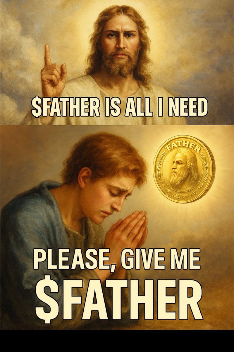 fatherdisciple's tweet photo. He who mocks now will FOMO later.
#FatherCoin $FATHER https://t.co/3vPmUji5ZR