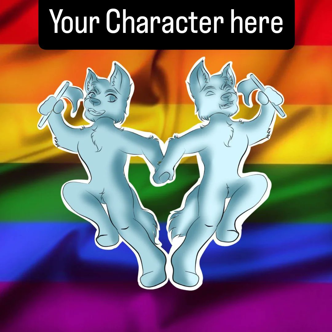 Another ych completed for <a href="/Guaranadelata/">GuaranádeLata</a> 

 This YCH was made to celebrate pride, friendship and love in all its forms! 🏳️‍🌈✨
Another happy client who brought their characters to live this magical moment! 💖
Have you ever imagined being in this pose with someone you love?