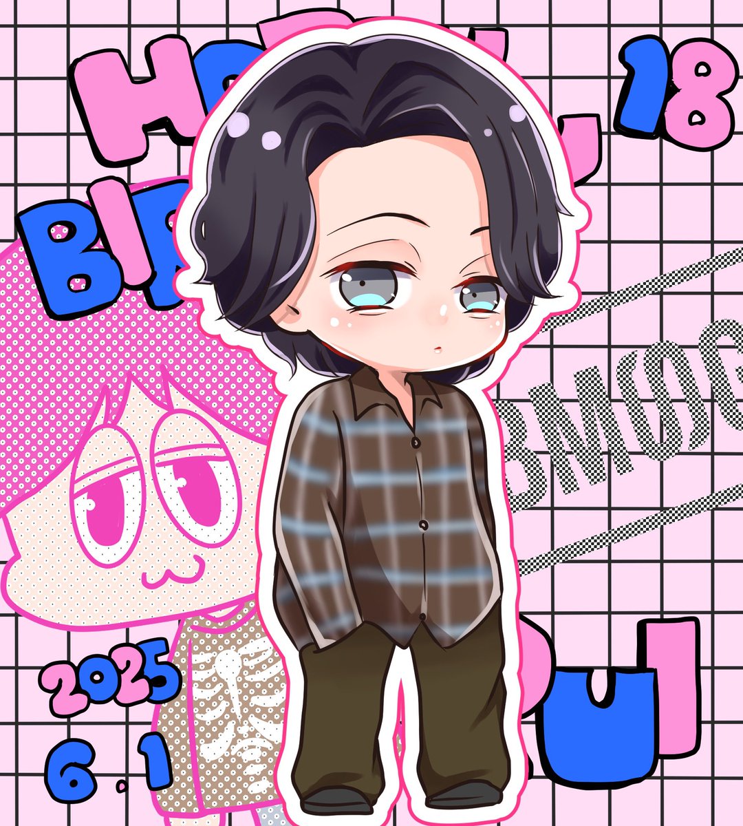 ZaseFA0j4QJql9K's tweet image. happy birthday🩷ルイルイ🩷
13歳から見てきたけどもう18歳かぁ☺️
今年はいよいよデビューだね！！
全力で応援します！
変わらず大好き💕

#BMSG_RUI_18thBD
#HappyRUIDay2025
#RUI
#BMSGファンアート