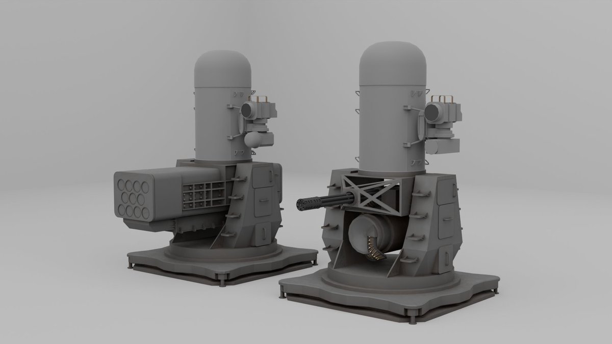 E_HuTao_chan's tweet photo. Mk.15 SeaRAM
発射機変えるだけなので作ってみた
#blender #SeaRAM #CIWS https://t.co/BxeTrjcHQ1