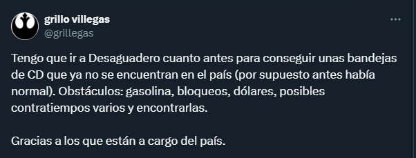 El progre que tenía contratos (auditables por cierto) con el Ministro de Culturas Groux, quejándose del socialismo.