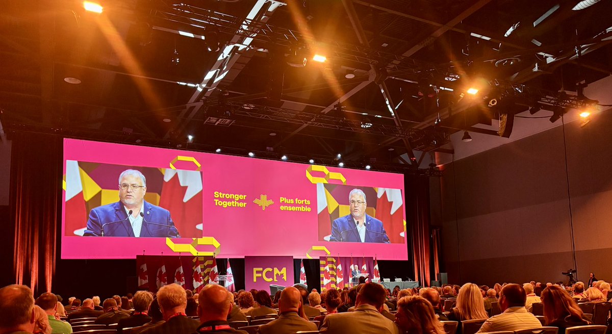 globalpope's tweet image. NDP MP from B.C. Gord Johns “Untreated mental health carries a huge cost. Housing is a human right. Investing in local communities IS nation building.”
#FCM2025AC.