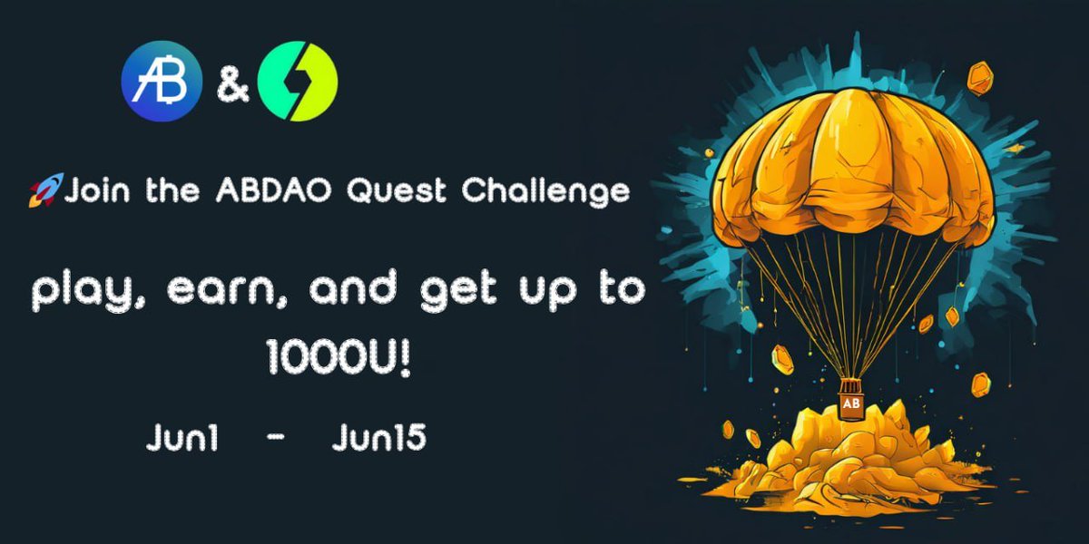 AB Philippines (@ab_philippines) on Twitter photo 🚀 #AB Knowledge Challenge × <a href="/taskonxyz/">TaskOn | Ultimate Web3 Community Growth Platform</a>
A brand new collaboration has officially launched!
⏲️ Date: June 1 to June 15
Complete simple tasks to earn special #Airdrop rewards:
✅ Download #ABWallet
✅ Join the official Telegram group
✅ Interact and engage with community members 🚀 #AB Knowledge Challenge × <a href="/taskonxyz/">TaskOn | Ultimate Web3 Community Growth Platform</a>
A brand new collaboration has officially launched!
⏲️ Date: June 1 to June 15
Complete simple tasks to earn special #Airdrop rewards:
✅ Download #ABWallet
✅ Join the official Telegram group
✅ Interact and engage with community members