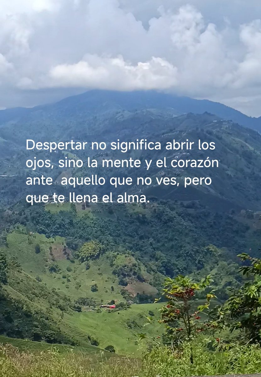 Despertar no significa abrir los ojos, sino la mente y el corazón ante aquello que no ves, pero que te llena el alma.