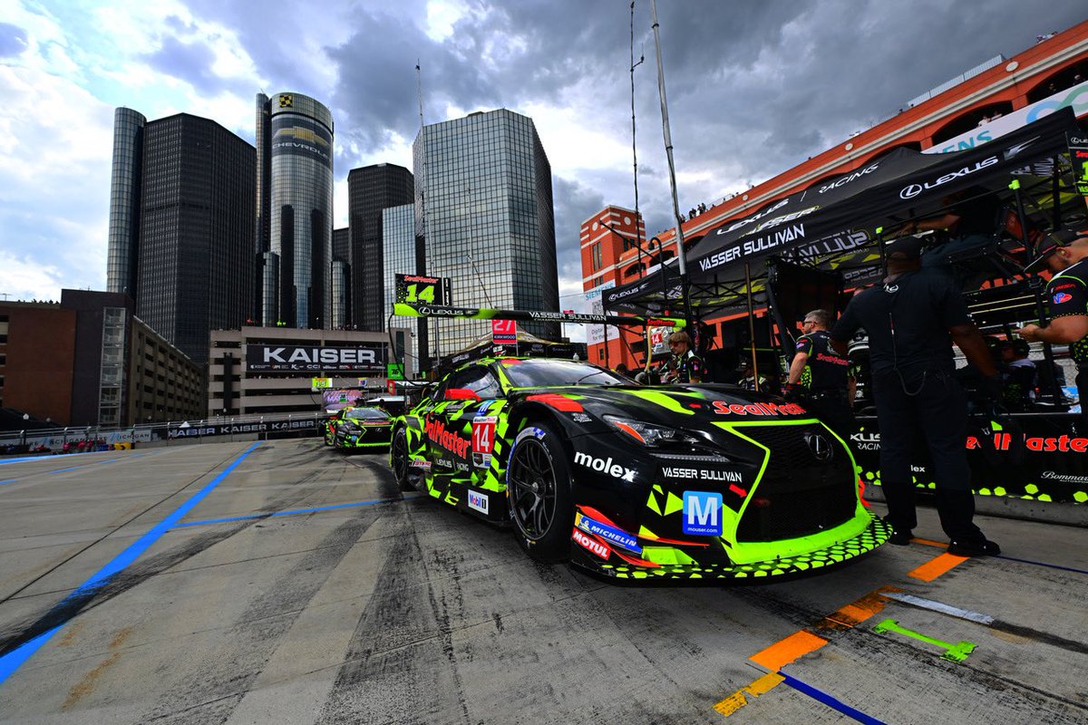 Welcome to race day! Don’t miss the #DetroitGP at 3PM ET on <a href="/peacock/">Peacock</a>. #LexusPerformance #IMSA