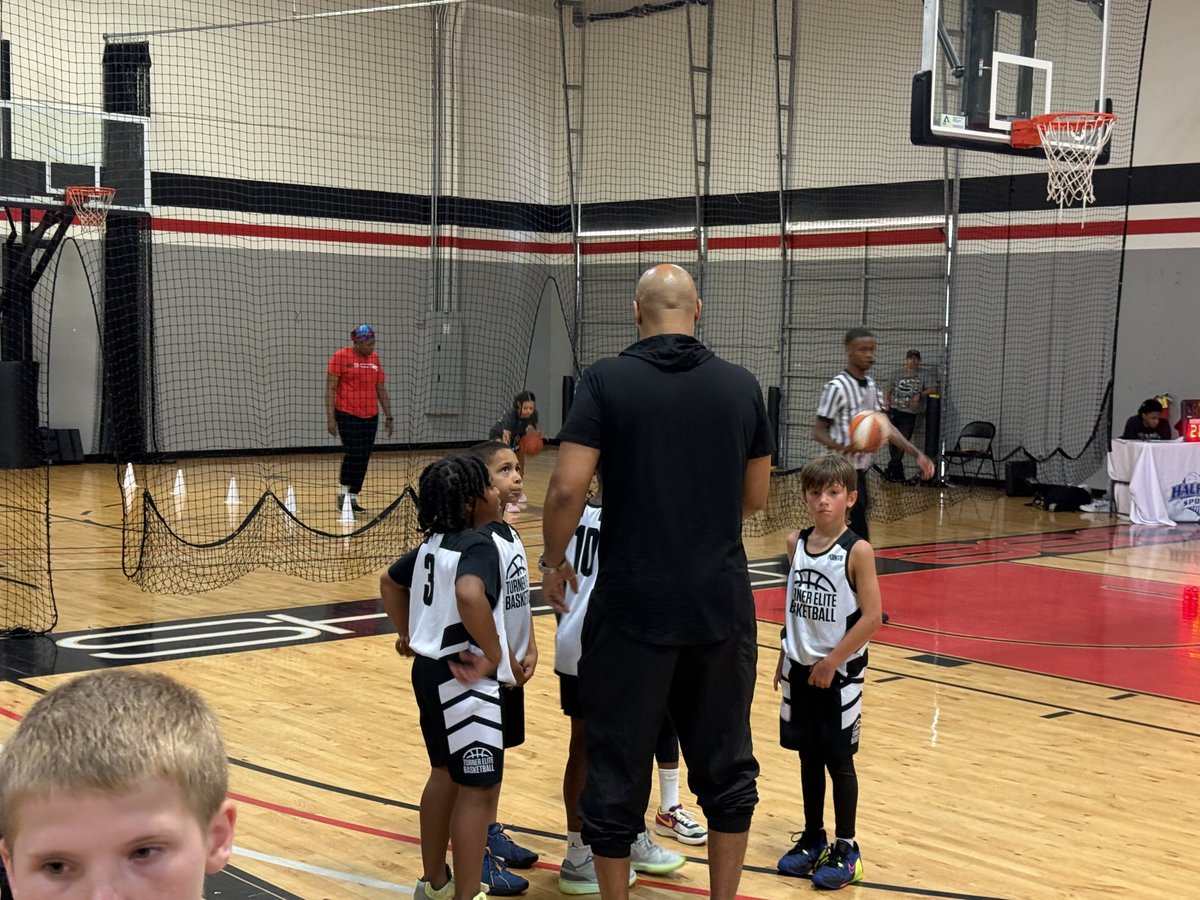 Coaches coaching our young ballers Up!  Athletes Water One Day Shootout at Shoot 360