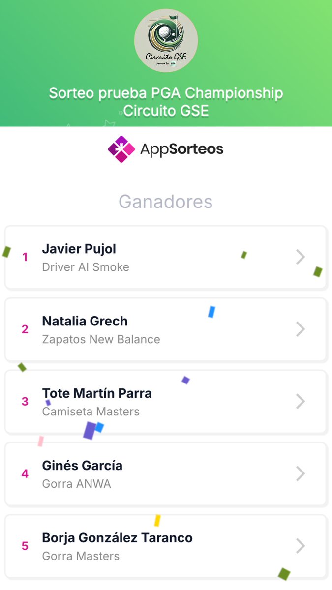 🎁 ¡Habemus ganadores del tercer sorteo!