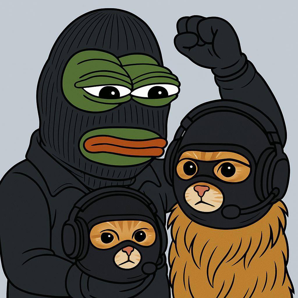 pepewifmask_eth's tweet photo. Pepe with the Gang😁😁 https://t.co/445VURsku8