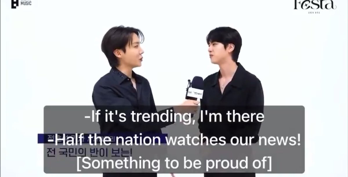 tksovers's tweet image. 🐿️ : Im from BTS NEWS
🐹 : BTS NEWS? You guys are so hot right now
🐿️ : Half the nation watches our news!
🐹 : Will Jungkook….be watching this too?