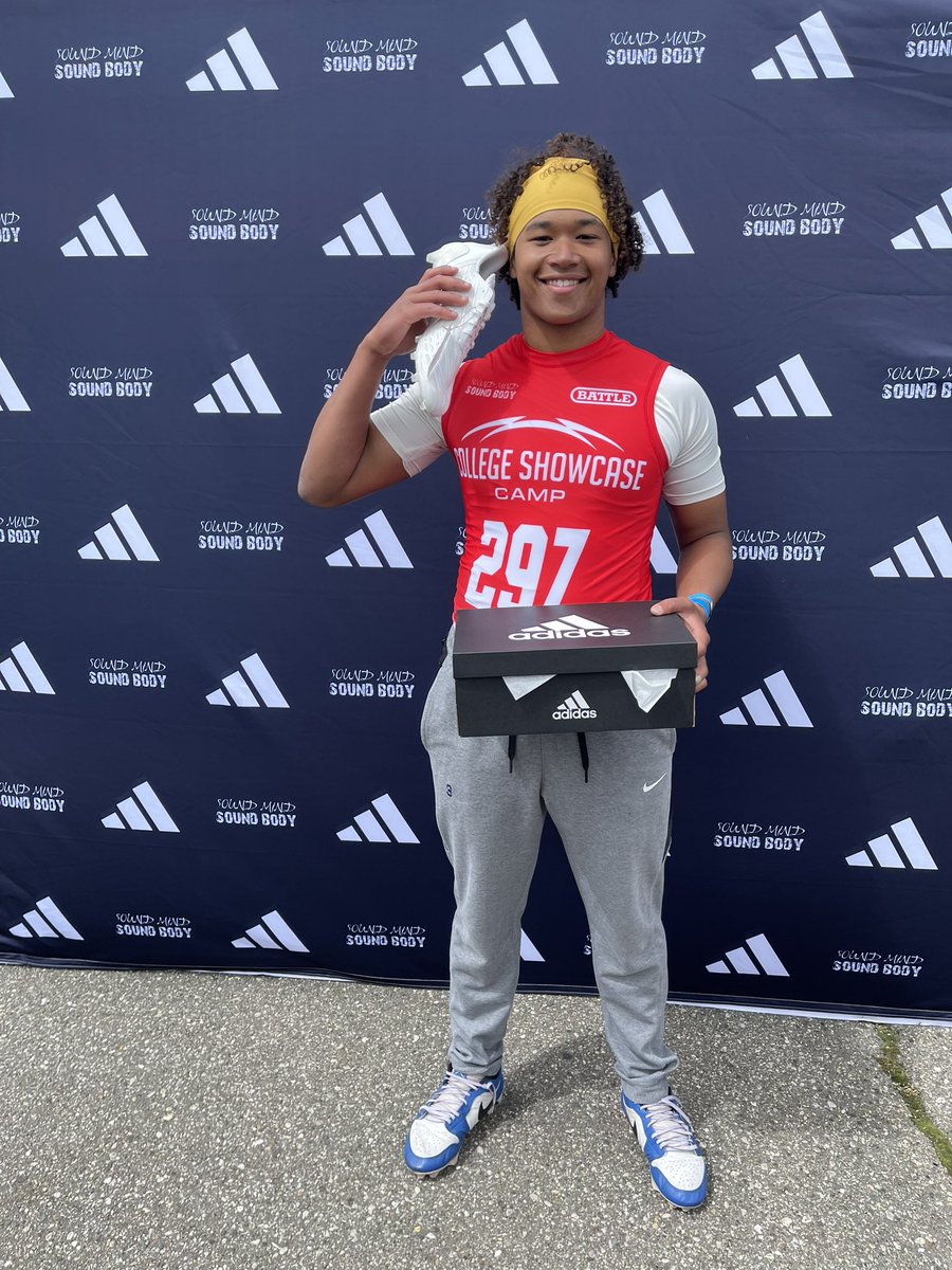 JAKOBY LAGAT 👑 (@jakoby_lagat) on Twitter photo Thank you <a href="/adidasFballUS/">adidas Football US</a> <a href="/smsbacademy/">SoundMind SoundBody®</a> for the cleats at the Wayne State Mega Camp!!! Thank you <a href="/adidasFballUS/">adidas Football US</a> <a href="/smsbacademy/">SoundMind SoundBody®</a> for the cleats at the Wayne State Mega Camp!!!