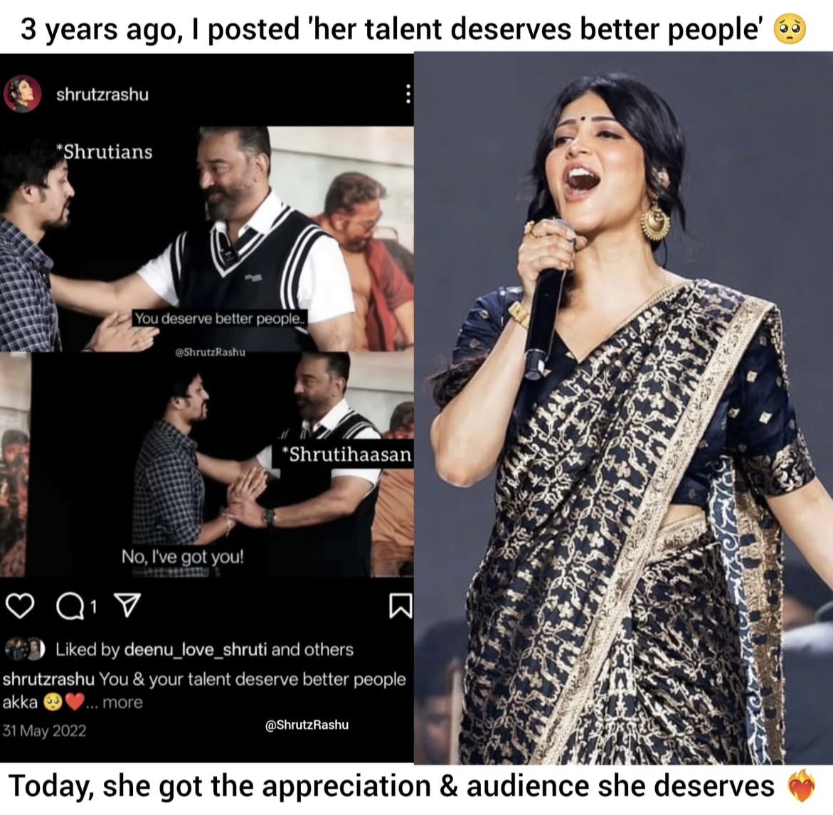 Actor.Akshaye (@actorakshaye) on Twitter photo Feeling so damn happy like I can’t even express is it in words <a href="/shrutihaasan/">shruti haasan</a> mam 🥹🫶feels so personal🥰#VinveliNayagan on loop #ThugLife #ShrutiHaasan #KamalHaasan #ManiRatnam #Coolie #SilambarasanTR #Train #Salaar2 #TheEye Feeling so damn happy like I can’t even express is it in words <a href="/shrutihaasan/">shruti haasan</a> mam 🥹🫶feels so personal🥰#VinveliNayagan on loop #ThugLife #ShrutiHaasan #KamalHaasan #ManiRatnam #Coolie #SilambarasanTR #Train #Salaar2 #TheEye