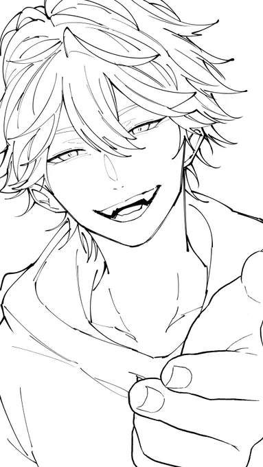 ※同じ手で描いてます 