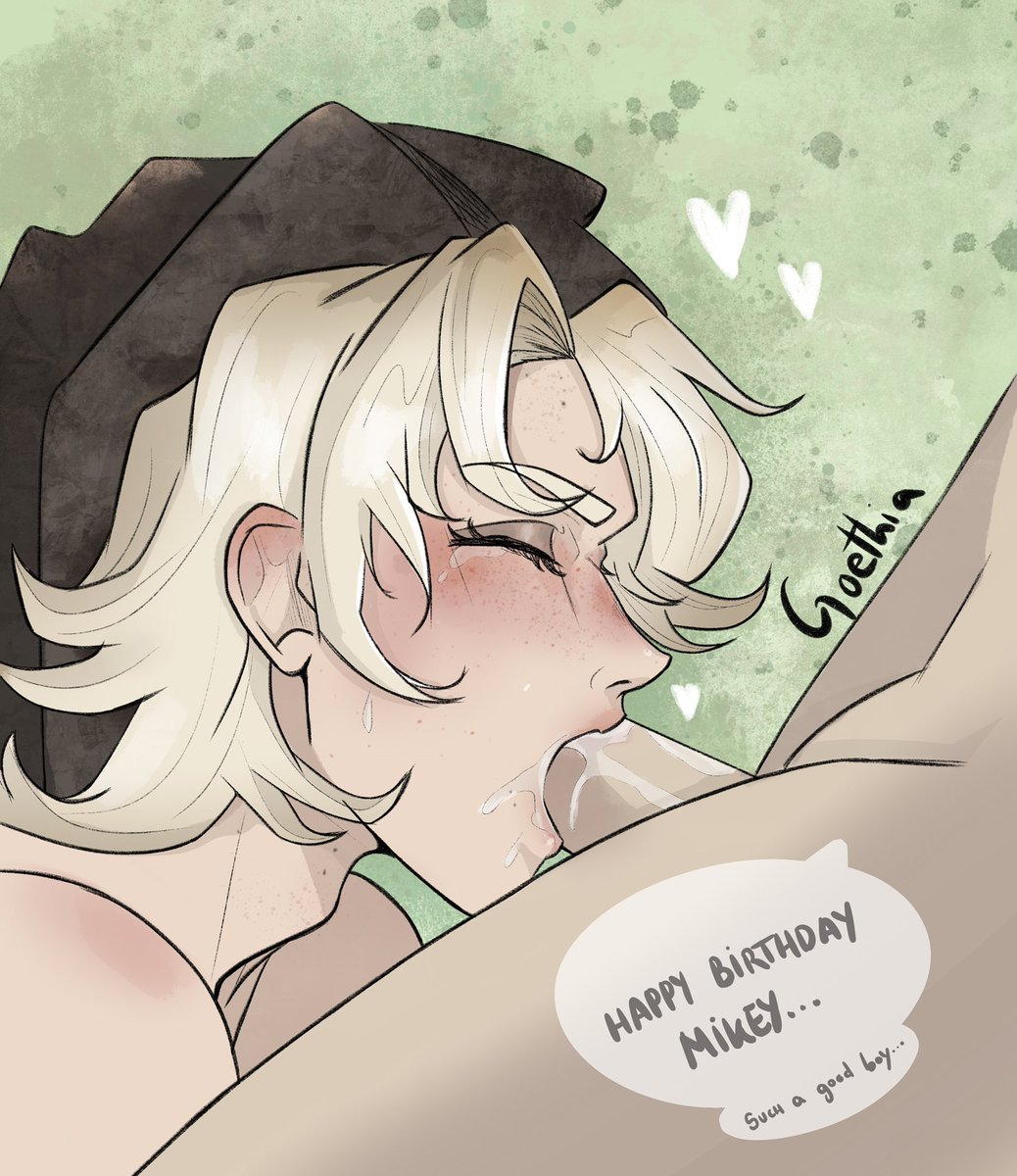 Ars_Goethia's tweet photo. 【NSFW | R18】

お誕生日おめでとう、マイク。ほんとにいい子だね。 

#マイク・モートン誕生日2025 🎂 
#第五人格イラスト
#第五人格ファンアート https://t.co/D1Fi094swP