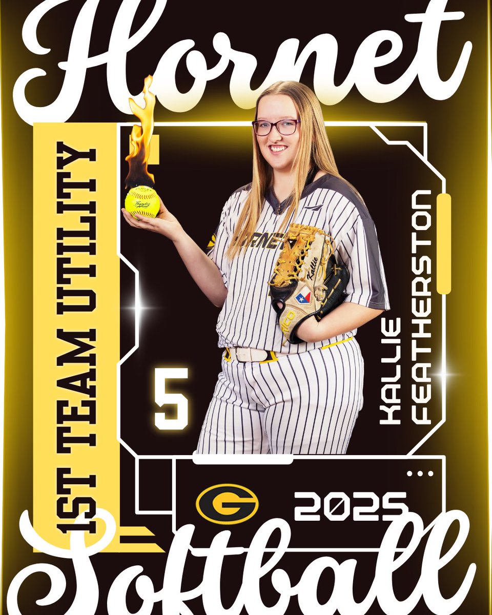 ghshornetsb's tweet photo. Congrats to our Fightin’ Hornet Softball players who earned First Team All-District Honors!
Madison Hester - Pitcher
Kinlee Gardner - Infield
Kallie Featherston - Utility
Brilee Ford - Outfield
@FightinHornets https://t.co/EHWznLeSot