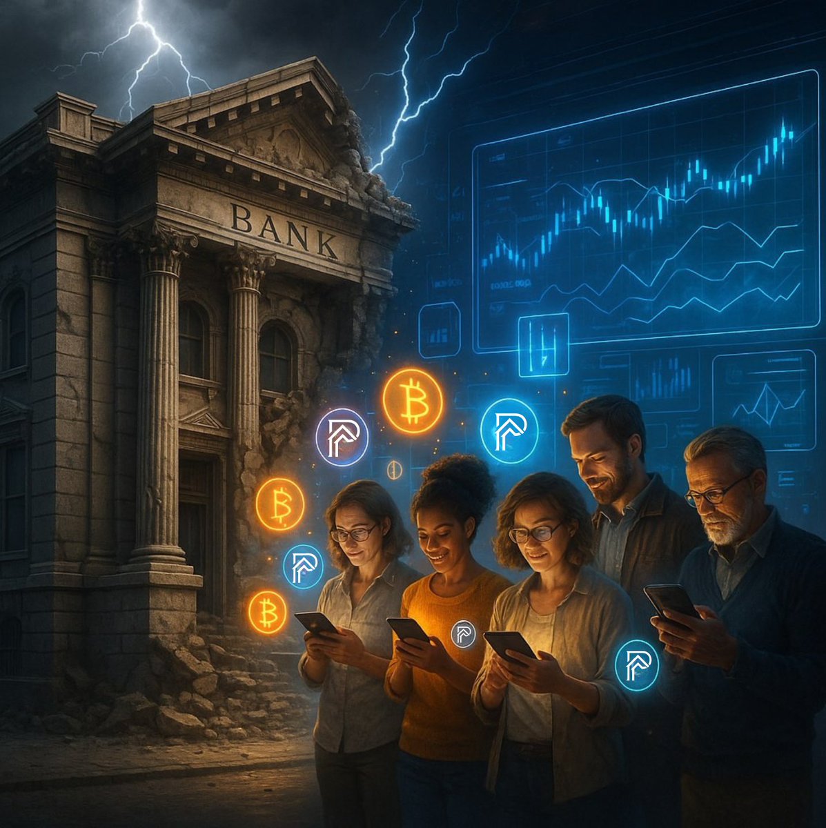 The old school bank era is ending.

The protocol era has begun.

You’re not a consumer...

You’re the bank. 🏦

Be Your Own Bank
@ Peoples Reserve ⚡️