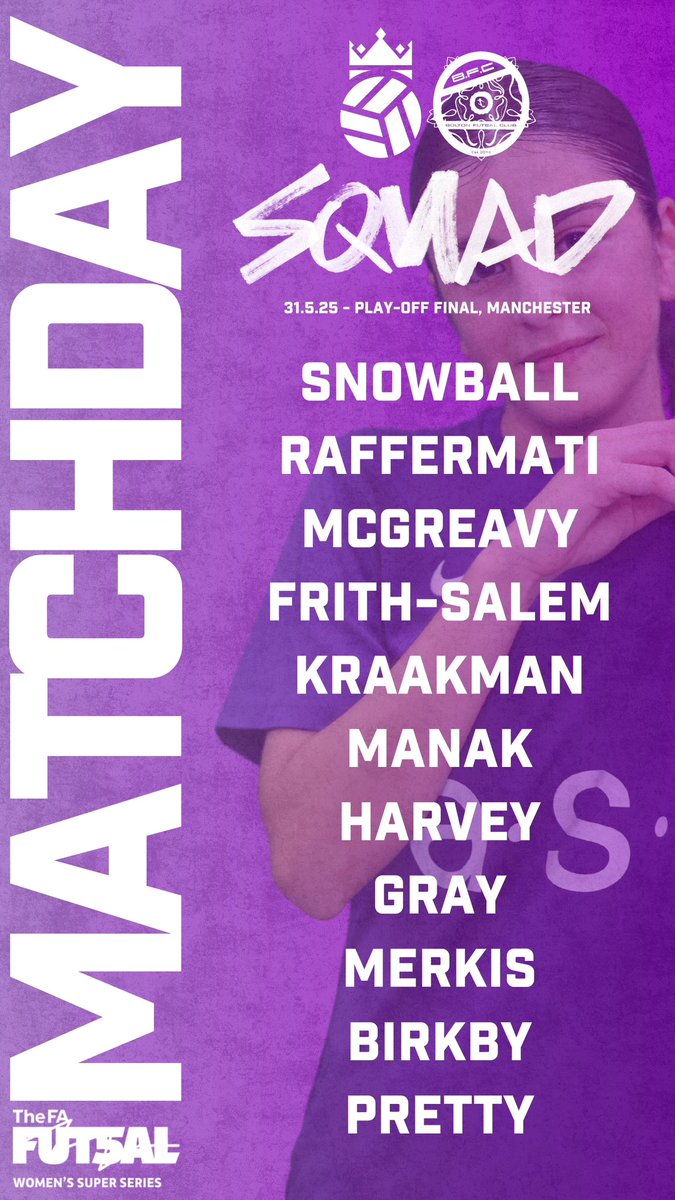Bloomsbury Futsal (@bloomsburyftsl) on Twitter photo 🏆IT’S GRAND FINAL TIME🏆
Here is our squad to take on <a href="/BFC_futsalclub/">Bolton Futsal Club</a> in the Grand Final of the <a href="/FA_NFS/">FA National Futsal Series</a> WSS 1!
📍national Cycling Centre, M11 4DQ
⏰16:30 KO
LET’S GO BLOOOOOOMS!!💜💜💜 🏆IT’S GRAND FINAL TIME🏆
Here is our squad to take on <a href="/BFC_futsalclub/">Bolton Futsal Club</a> in the Grand Final of the <a href="/FA_NFS/">FA National Futsal Series</a> WSS 1!
📍national Cycling Centre, M11 4DQ
⏰16:30 KO
LET’S GO BLOOOOOOMS!!💜💜💜
