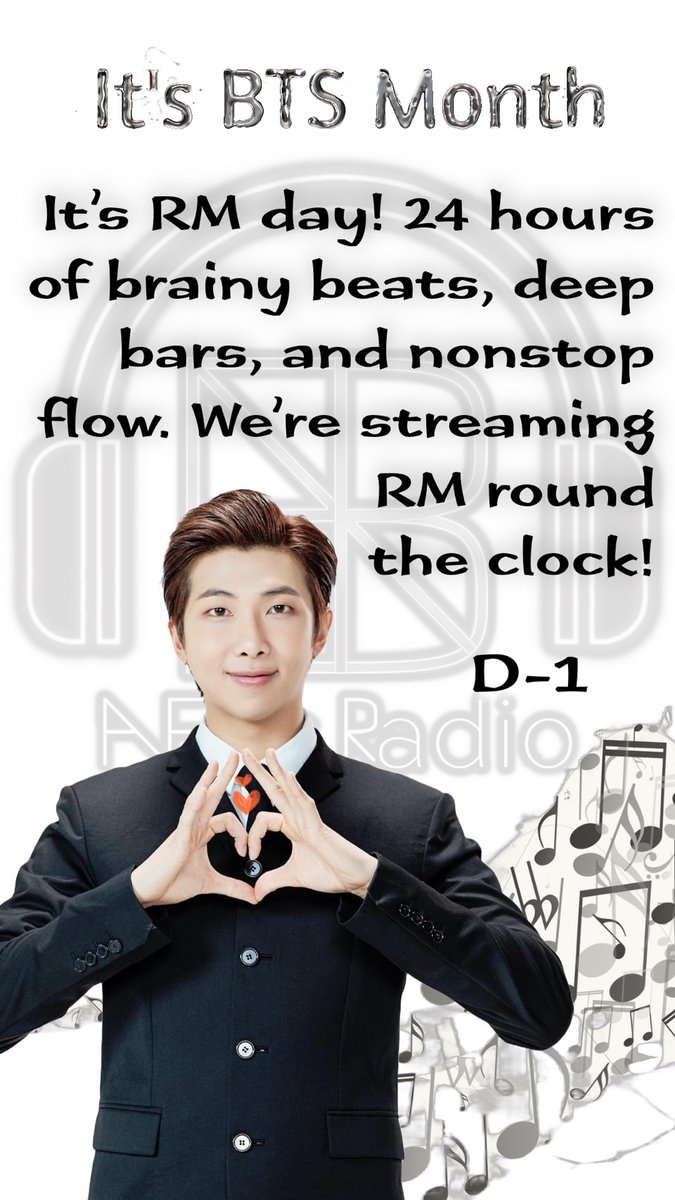 aBTS__Radio's tweet photo. .@BTS_twt month D1
It’s RM Day 🐨
#ARMYReady #aBTSradio #BTS #RM
📻 Station ⤵
https://t.co/hyWTfut2ZD https://t.co/T8IHOEZNS2