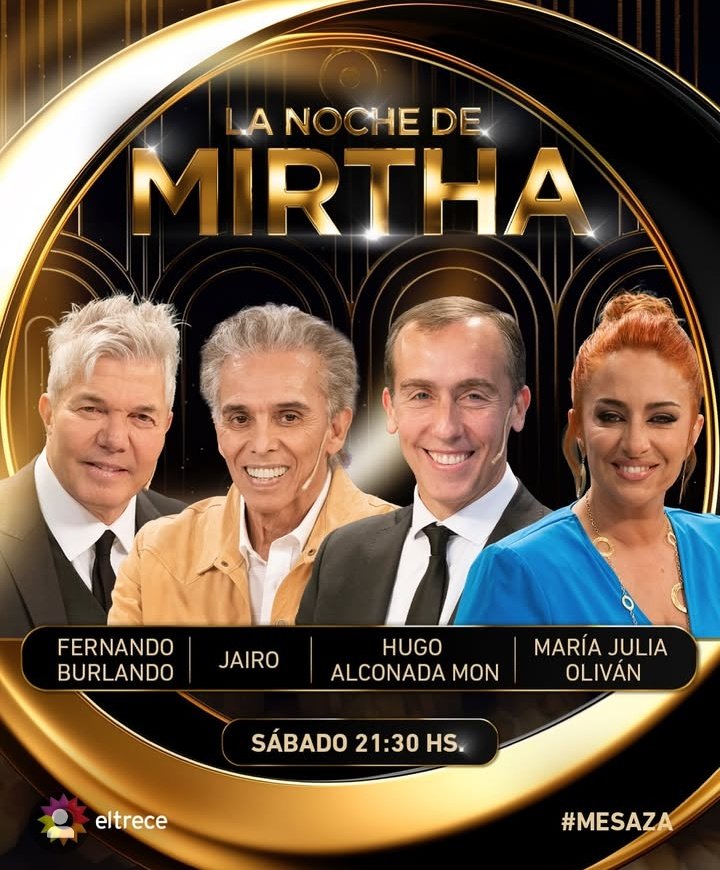 Sábado #mesaza de Mirtha!
📺13 TV
🕤21.30