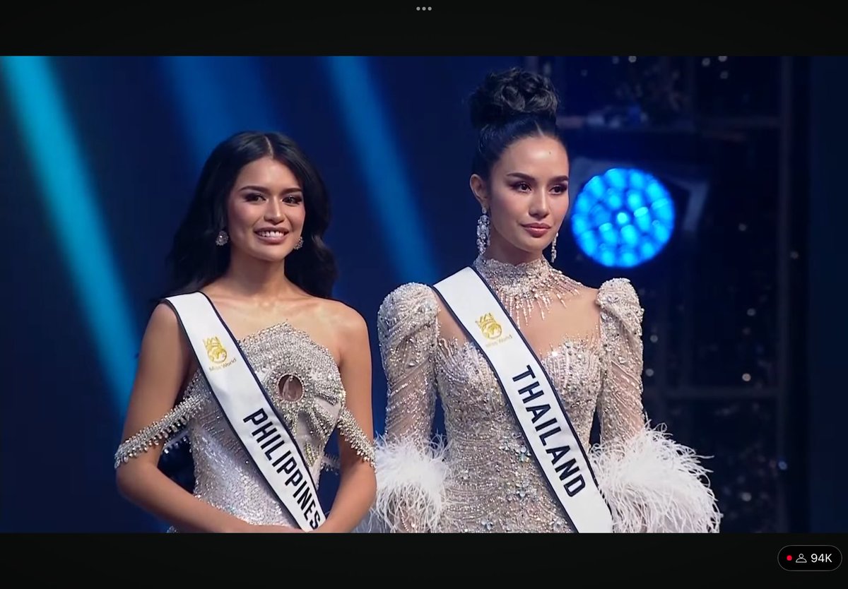 Labanan ng mga bigatin sa pageants! The Philippines and Thailand are the Top 2 in the Asia and Oceania group for Miss World 2025.

#MissWorld2025 #MissWorldPhilippines #KrishnahGravidez