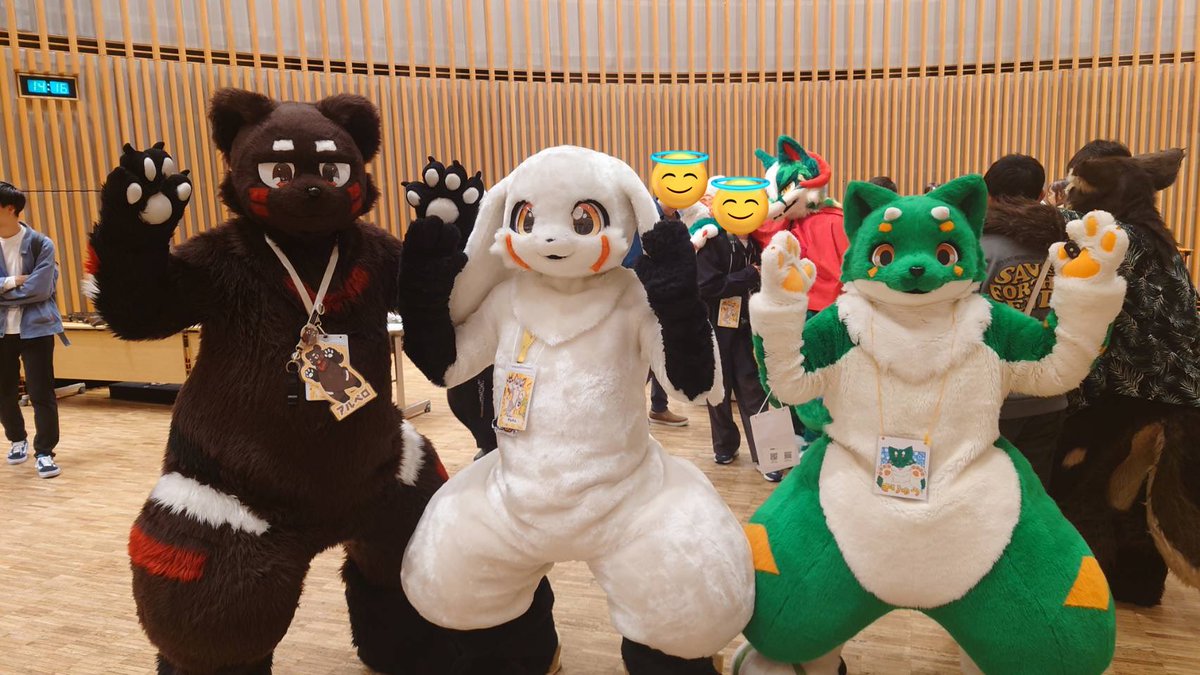 「「「か゛ど゛ま゛つ゛！゛！゛！゛」」」

#ケモノスクエア
#ケモスク9