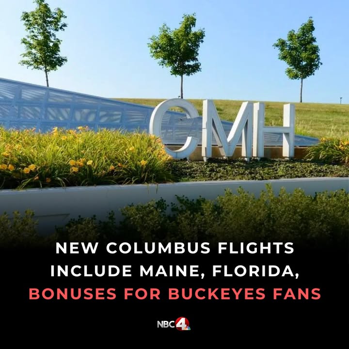 East Coast lovers, Disney World enthusiasts and OSU football fans have something to look forward to at John Glenn Columbus International Airport. nbc4i.co/4dDcRCT?utm_me…