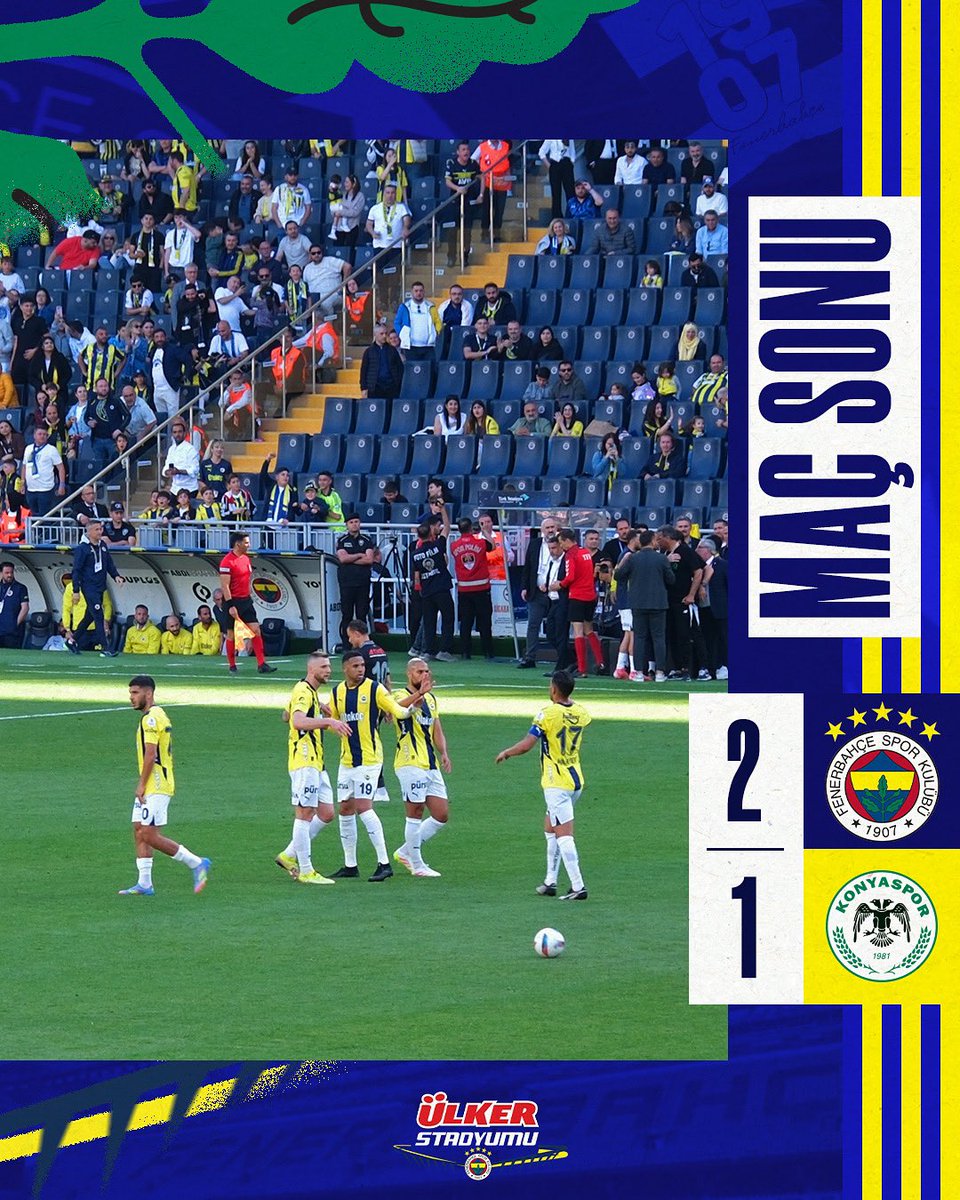 Ülker Stadyumu’nda karşılaşmanın sonucu

#FBvKON